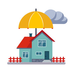 House Insurance Vector Illustartion