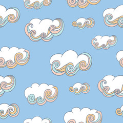 Clouds pattern.