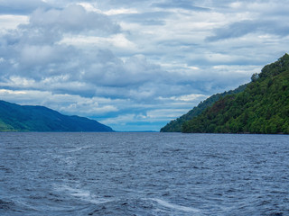 Auf dem Loch Ness in Schottland