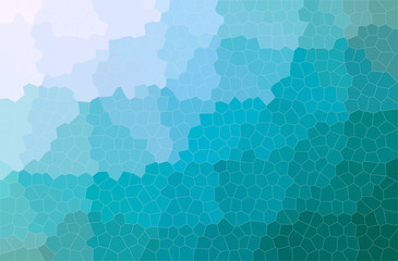 Obraz premium Abstract illustration of blue and green Small Hexagon background