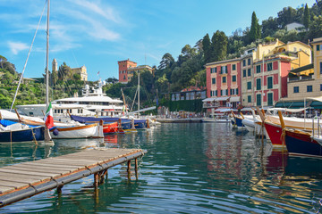 Fototapeta na wymiar view in Portofino