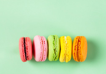 Colorful macaroons