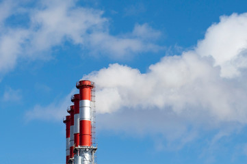 Obraz premium smoke from a chimney
