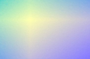 Illustration of abstract Blue And Yellow horizontal low poly background. Beautiful polygon design pattern.