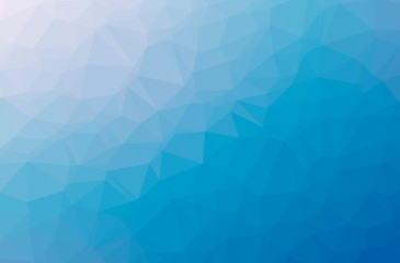 Obraz premium Illustration of abstract Blue horizontal low poly background. Beautiful polygon design pattern.