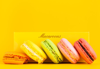 Colorful macaroons