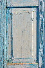 old blue shutters