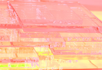  Transparent colored glass   