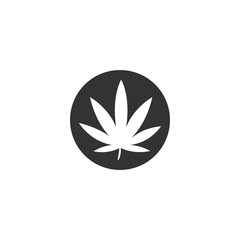 cannabis logo icon vector design