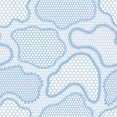 Seamless lace pattern with abstract shapes. Vintage textile.