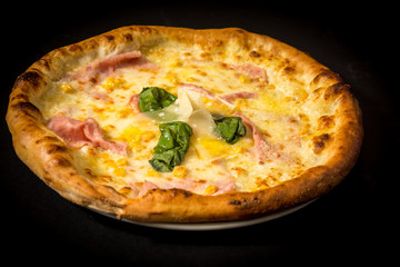 pizza on the table