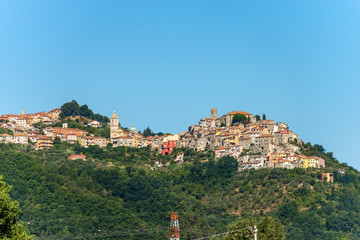 Obraz premium Vezzano Ligure Village - La Spezia Liguria Italy