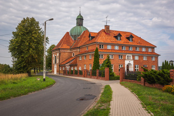 Church of St. Cross  in Braniewo, Warminsko-Mazurskie, Poland