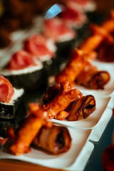 Gourmet appetizer on display at event
