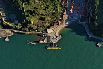 Fototapeta na wymiar Lissabon in Portugal aus der Luft