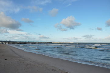 Lonely beach for love
