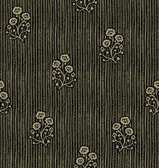 Seamless Pattern : Paisley Style