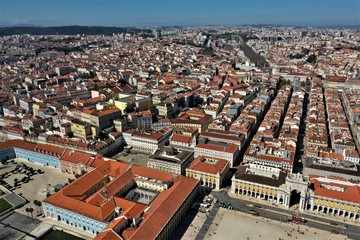 Lissabon aus der Luft