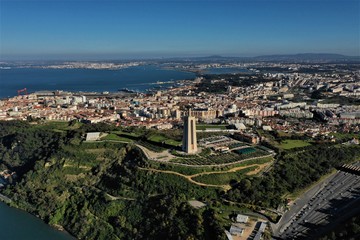 Obraz premium Lissabon aus der Luft