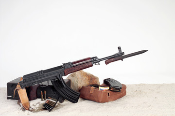 Gewehr mit Bajonett