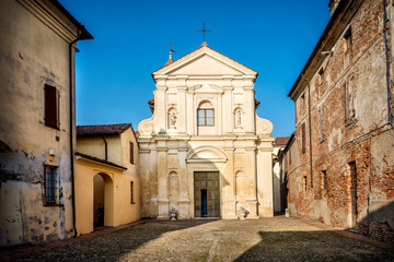 Fototapeta na wymiar Sabbioneta, in provincis of Mantua. The church of San Rocco. Italy