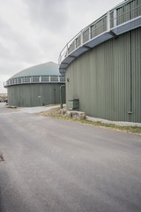 Fototapeta na wymiar Biogas Gasanlage