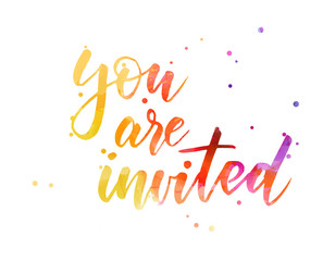 You are invited.