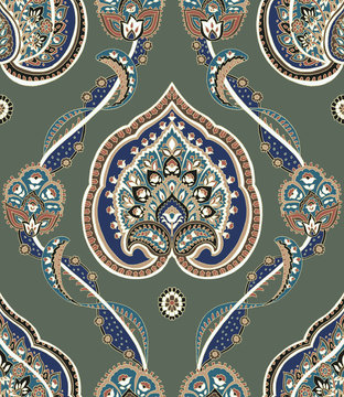 Seamless Pattern : Paisley Style
