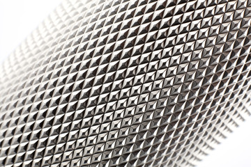 textured silver metal. Stainless steel and aluminum light background. Aluminum pattern.