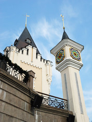 Beautiful beautiful fairy magic children's puppet theater castle Kiev Ukraine