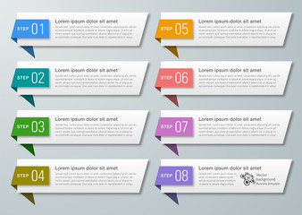 Web Button and Headline Design, Vector Graphics 