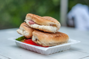 ham and cheese sandwich