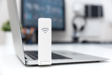 Wireless internet concept. Mobile network.