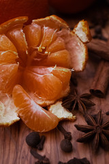 Christmas spice with orange