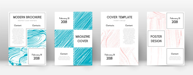 Cover page design template. Business brochure layo