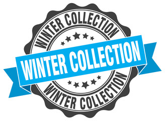 winter collection stamp. sign. seal