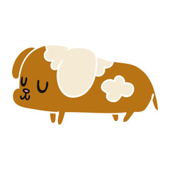 cartoon kawaii of a cute dog