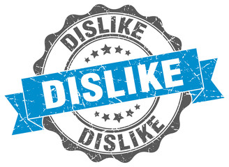 dislike stamp. sign. seal