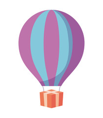 Obraz premium balloon air hot isolated icon
