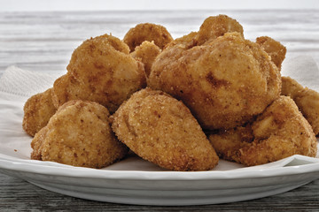 frittelle cime di cavolfiore fronte