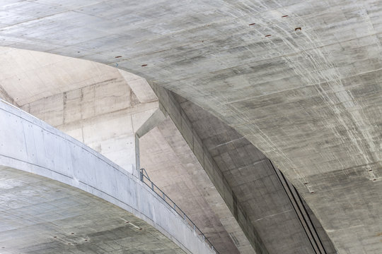 tall highway bridge infrastructure concrete jungle