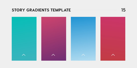 Gradient template for social media