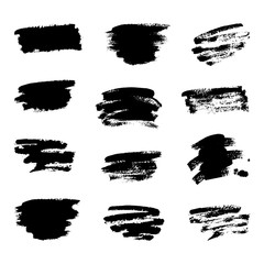 paint strokes and stains