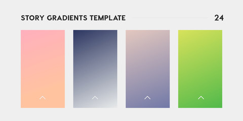 Gradient template for social media
