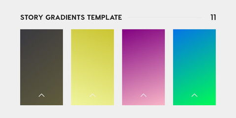 Fototapeta premium Gradient template for social media