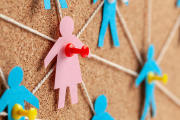 Gender difference in the company. Search for loved one couples. Communication women with many men.