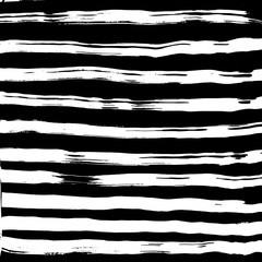 Brush grunge pattern. White and black vector.