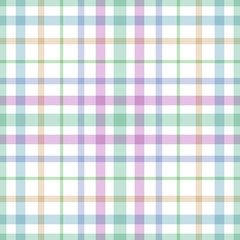 Seamless background consisting of pastel color stripes, looking like a kitchen tablecloth