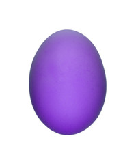 Purple Chicken Egg isolated on white background