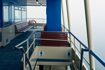 Fähre am Bodensee nach Konstanz in Deutschland Baden-Württemberg Europa